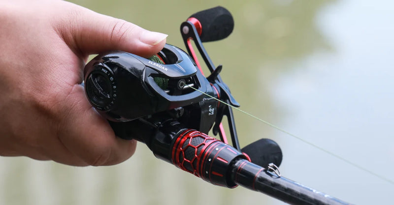 Carrete SeaKnight SLARDAR 7.0:1 / 8.0:1 con freno magnético y arrastre 18LB