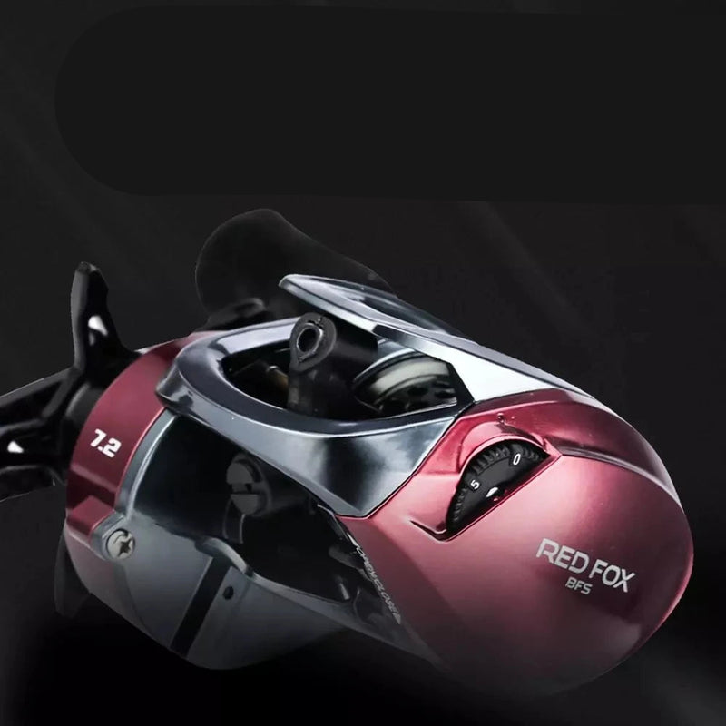 Carrete SeaKnight RED FOX BFS ultraligero 7.2:1/8.1:1 con freno magnético