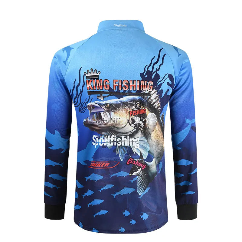 Camisa de Pesca Sougayilang Anti-UV UPF 50+ Secado Rápido Hombre