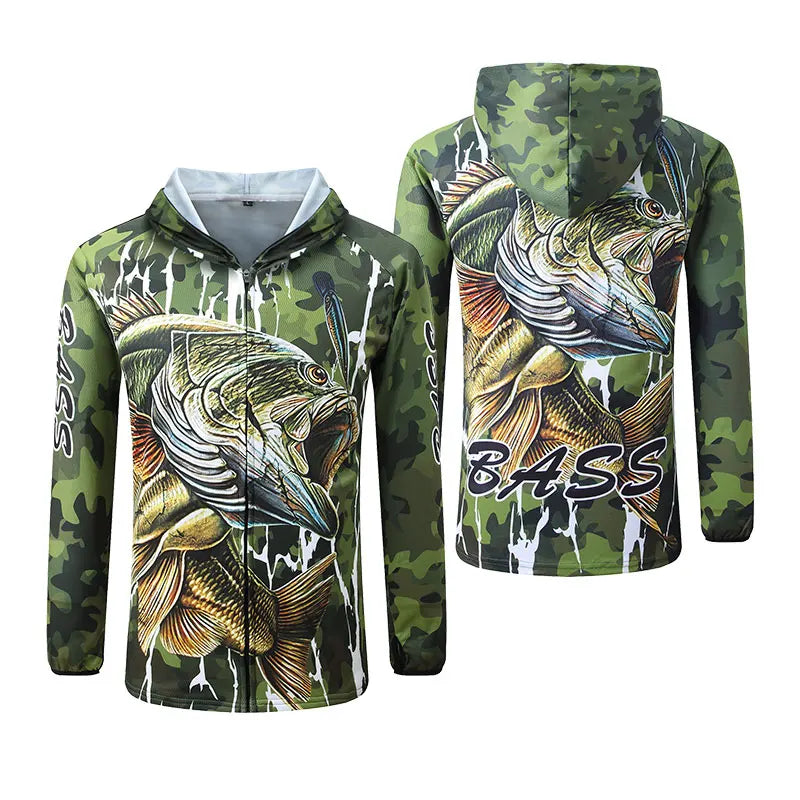 Camisa de Pesca Sougayilang Anti-UV UPF 50+ Secado Rápido Hombre
