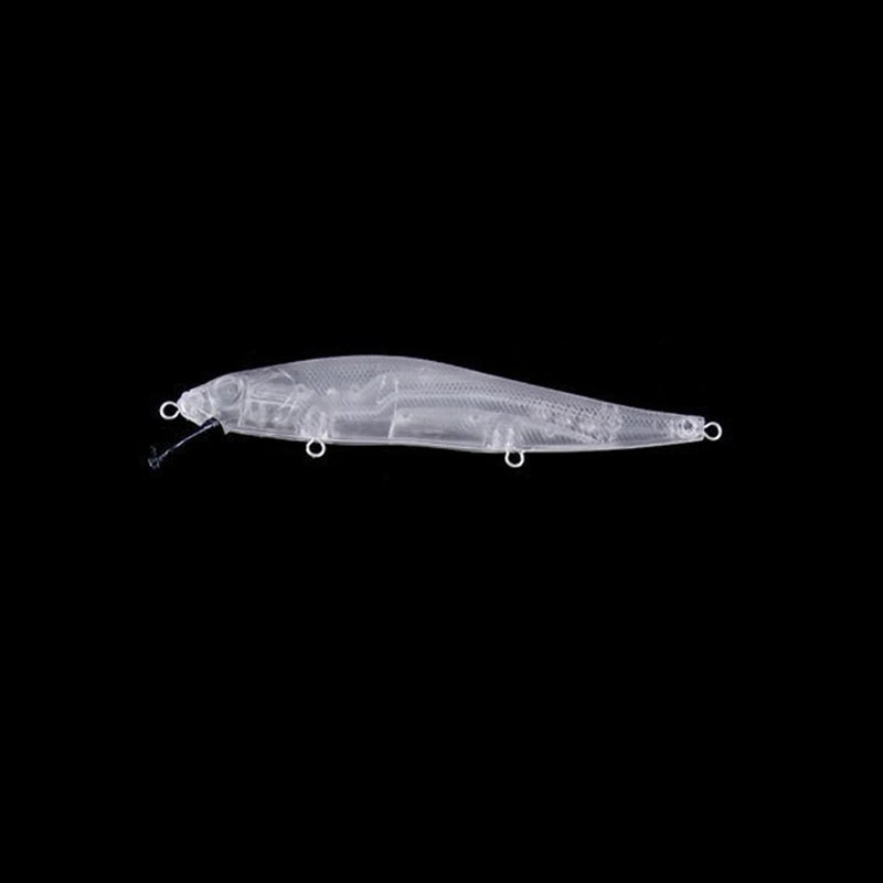 Set de 5 o 10 señuelos duros tipo minnow FFLYBG 9cm/8g, hundimiento, ojos 3D y gancho con pluma