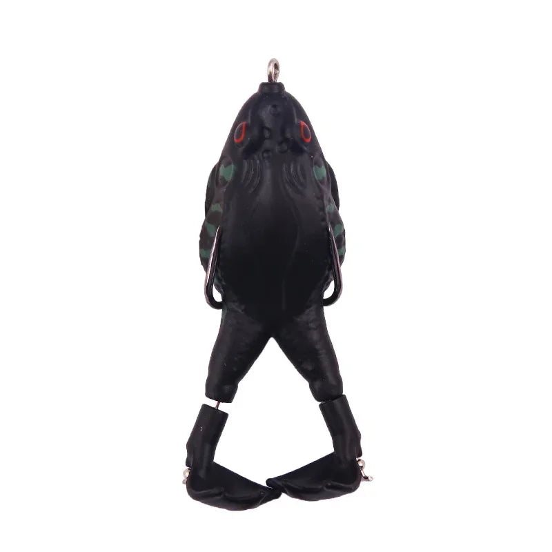 Señuelo blando tipo rana con doble hélice SANMO, topwater 13.6g/16.6g, para pesca de lubina y bagre