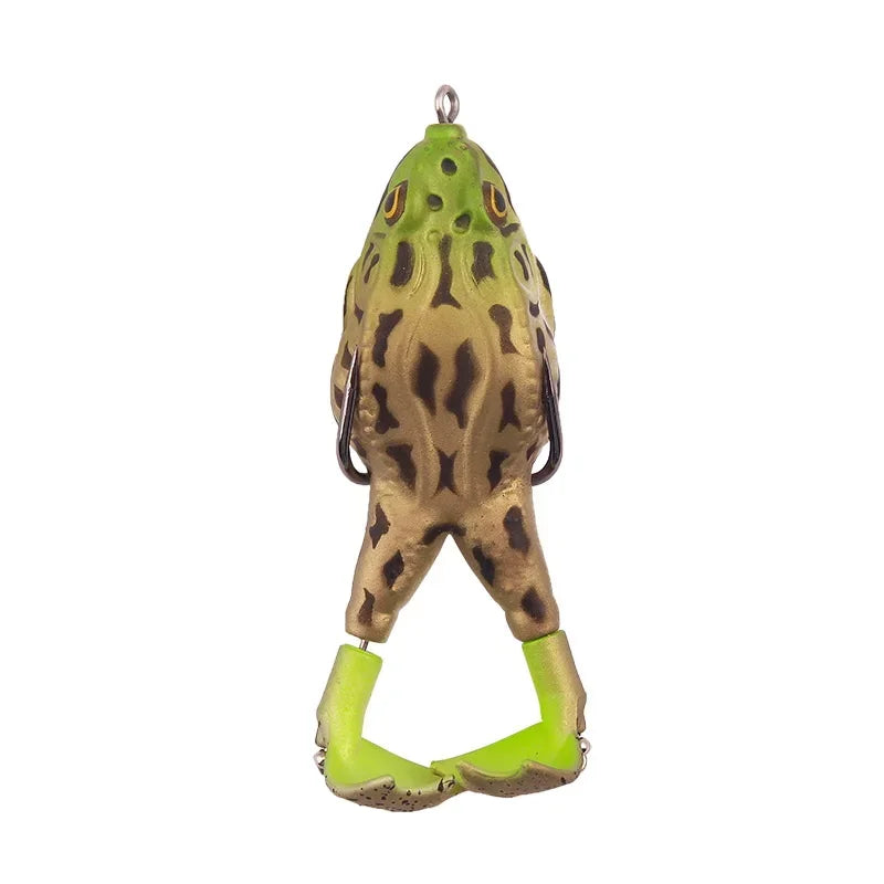 Señuelo blando tipo rana con doble hélice SANMO, topwater 13.6g/16.6g, para pesca de lubina y bagre