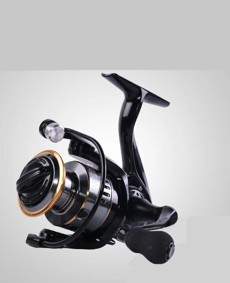 Carrete giratorio Okuma HE500–HE7000, freno de 12 kg, metálico, ambidiestro