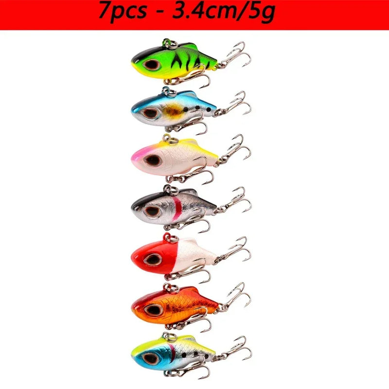 Kit de señuelos duros tipo minnow Misto, crankbait con ojos 3D para carpa y pesca ligera