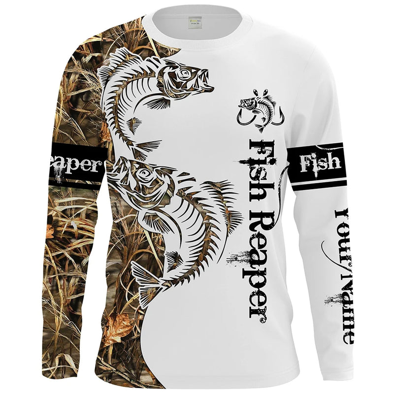 Camiseta Hombre Manga Larga Estampada Secado Rápido Deportiva