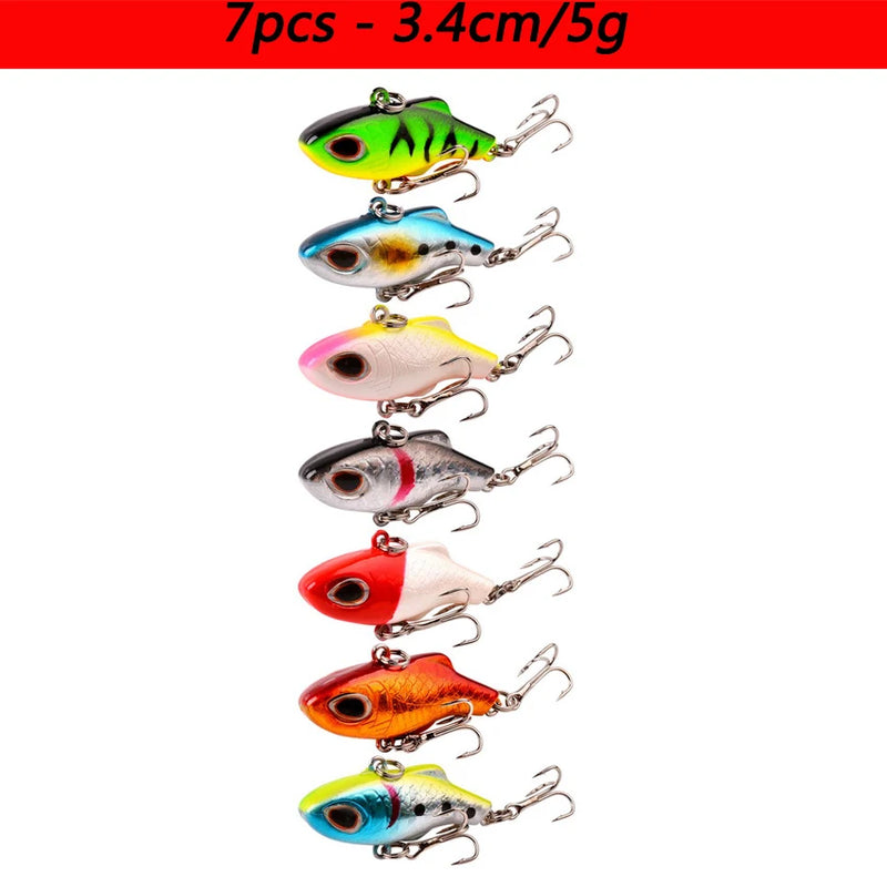 Kit de señuelos duros tipo minnow Misto, crankbait con ojos 3D para carpa y pesca ligera