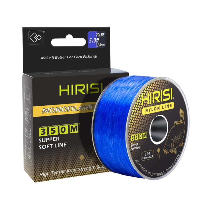 Hirisi Línea de Pesca Monofilamento 350m Nylon Japonés 12-20LB