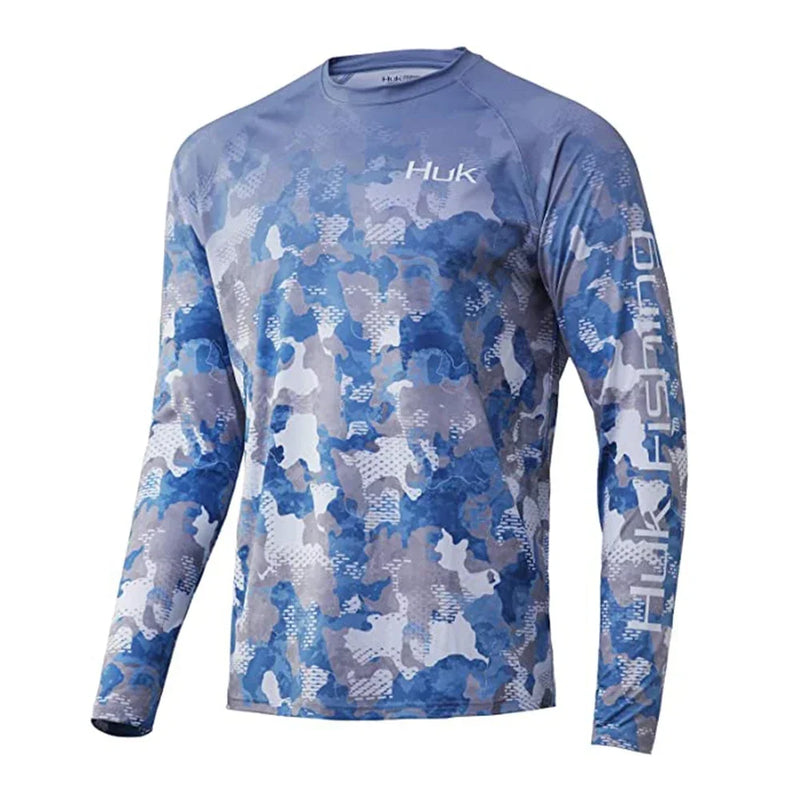 Camisa de Pesca Hombre Manga Larga UV Secado Rápido Verano