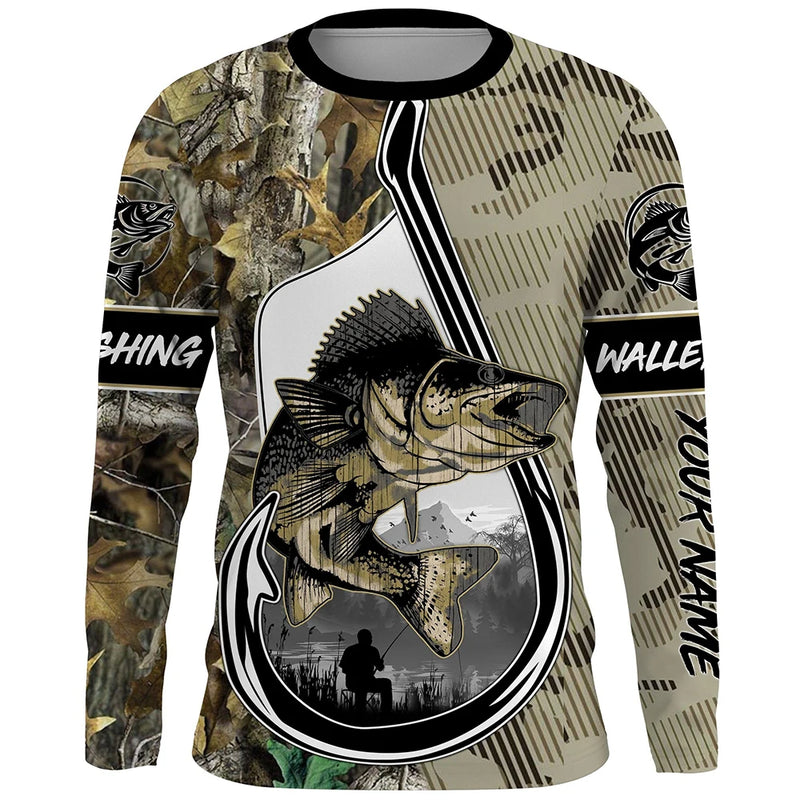 Camiseta Hombre Manga Larga Estampada Secado Rápido Deportiva