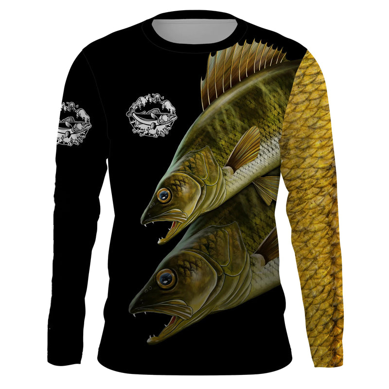 Camiseta 3D Manga Longa Pesca Streetwear Outono Unissex