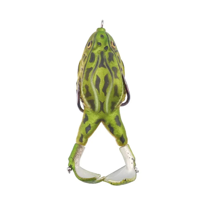 Señuelo blando tipo rana con doble hélice SANMO, topwater 13.6g/16.6g, para pesca de lubina y bagre