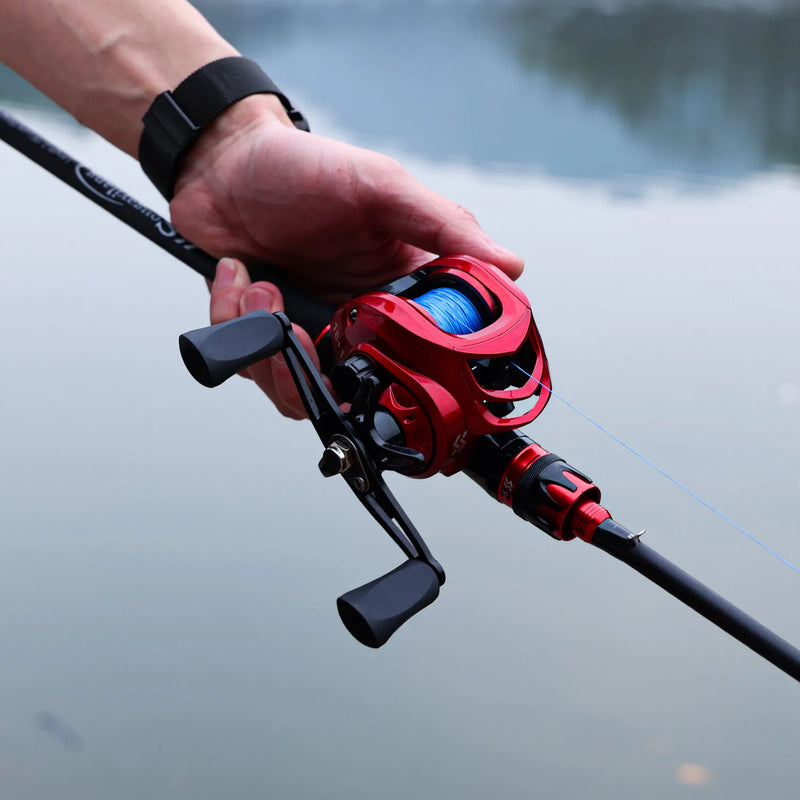 Caña Sougayilang spinning/casting 2.1m, 4 secciones, carbono ultraligero, isca 0.8-5g