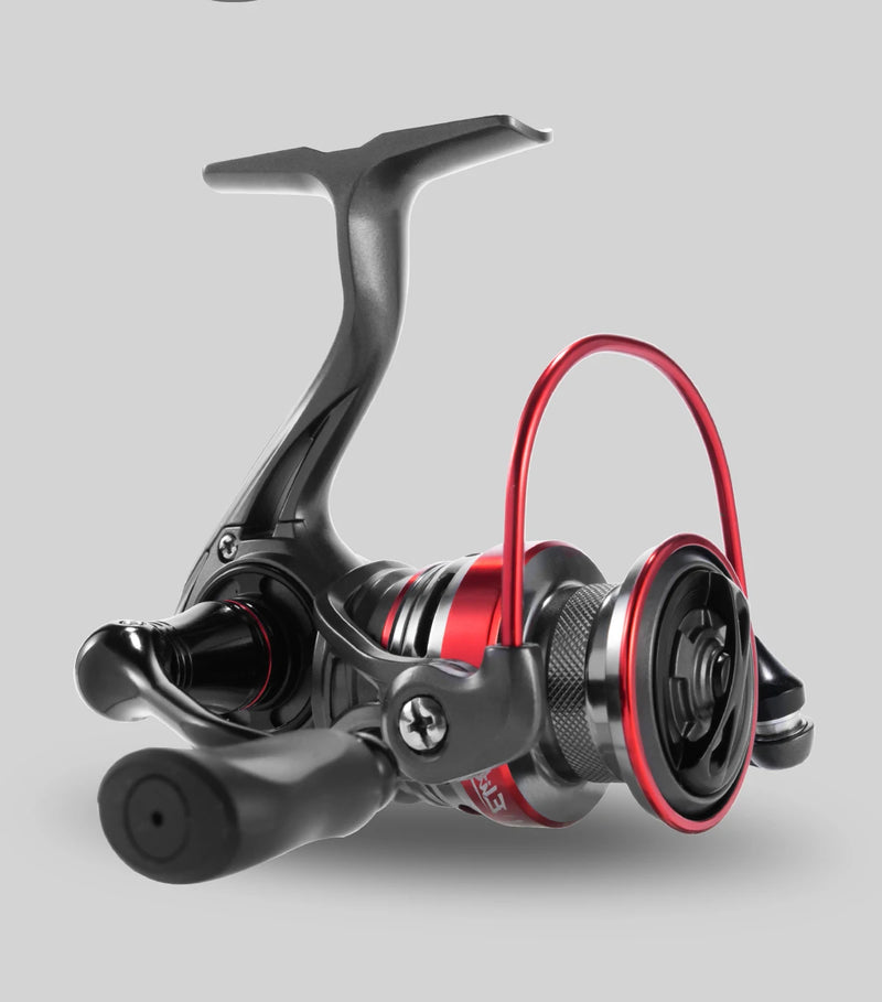 Carrete HANDING ELITE giratorio 5.2:1 con arrastre 6kg y sistema de descenso lento