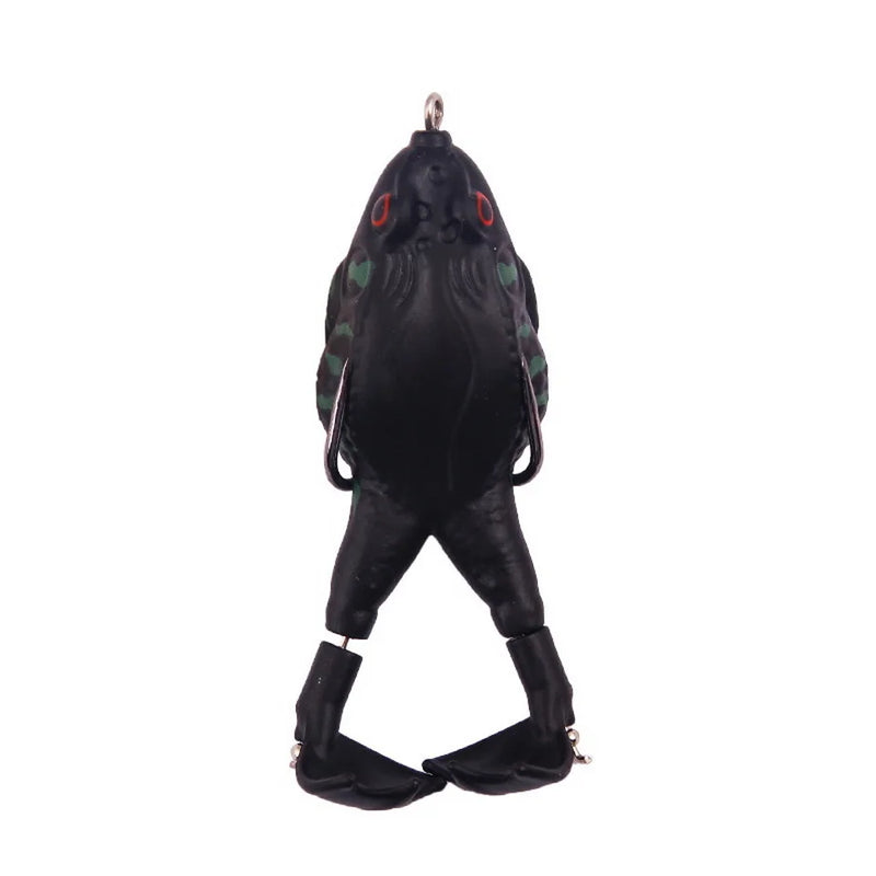 Señuelo blando tipo rana con doble hélice SANMO, topwater 13.6g/16.6g, para pesca de lubina y bagre