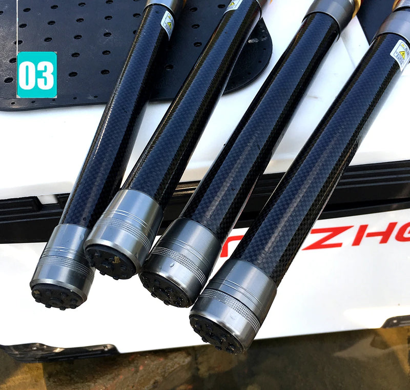 Kit telescópico 1.8-3.6m con carrete, caña de pesca de carbono y aleación, combo portátil