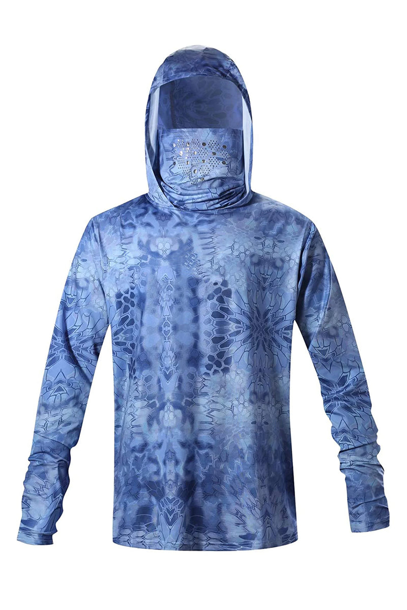 Camisa de Pesca con Capucha y Protección UV Hombre Verano 2025
