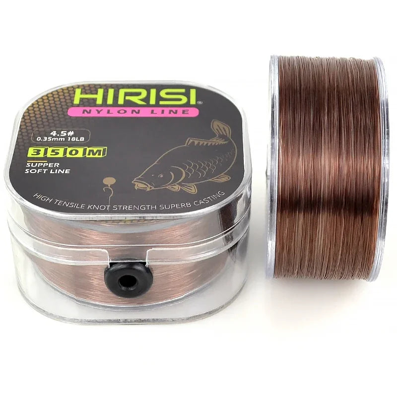 Hirisi Línea Monofilamento 350m Nylon Japonés 12-20LB Carpa