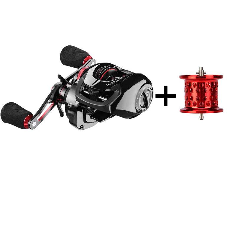 Carrete SeaKnight SLARDAR 7.0:1 / 8.0:1 con freno magnético y arrastre 18LB