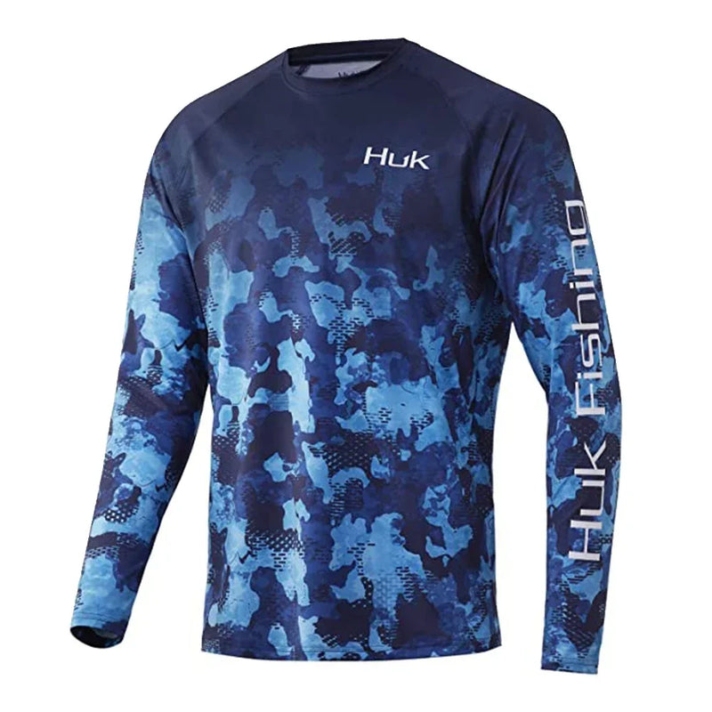Camisa de Pesca Hombre Manga Larga UV Secado Rápido Verano