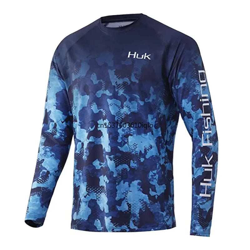 Camisa de Pesca Hombre Manga Larga UV Secado Rápido Verano