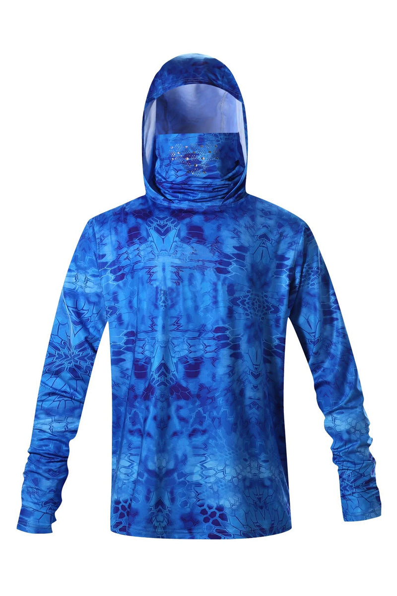 Camisa de Pesca con Capucha y Protección UV Hombre Verano 2025