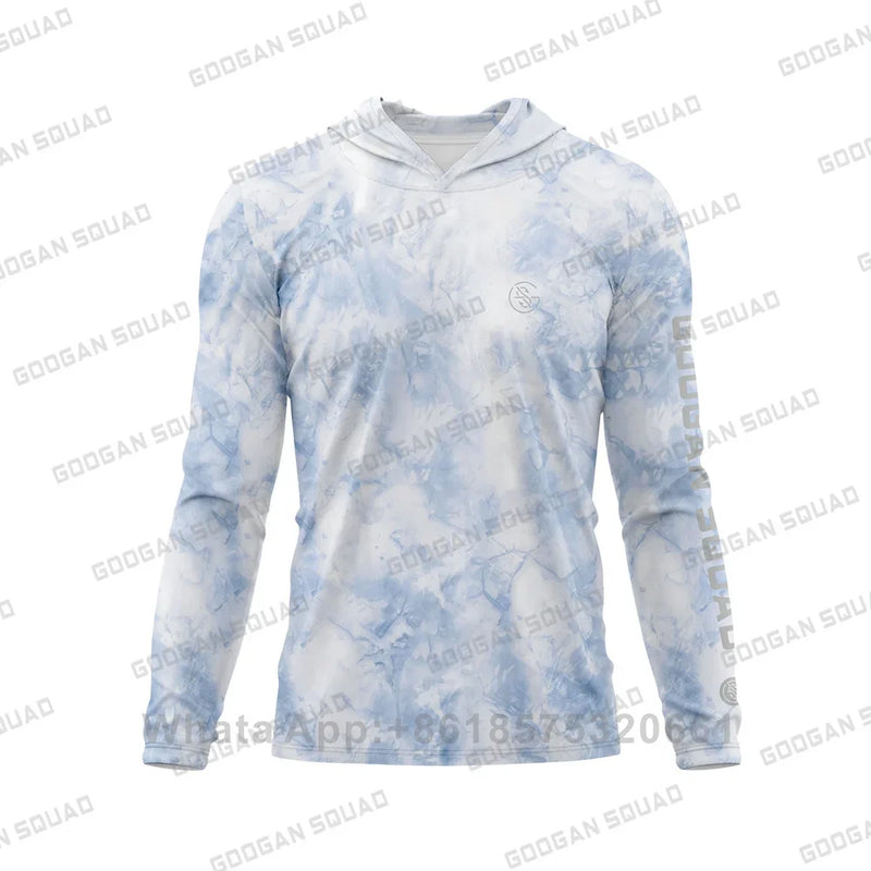 Googan Squad Camisa de Pesca UPF 50+ Manga Longa com Capuz