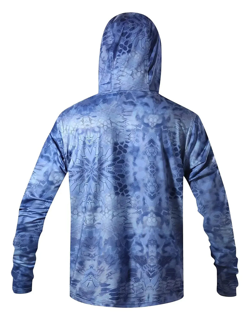 Camisa de Pesca con Capucha y Protección UV Hombre Verano 2025