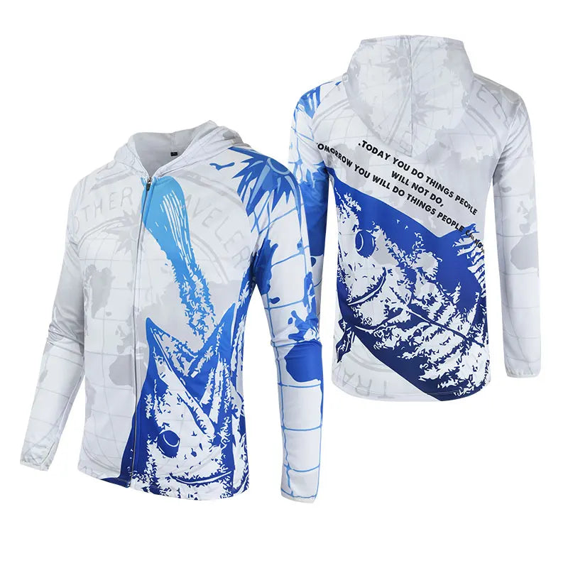 Camisa de Pesca Sougayilang Anti-UV UPF 50+ Secado Rápido Hombre