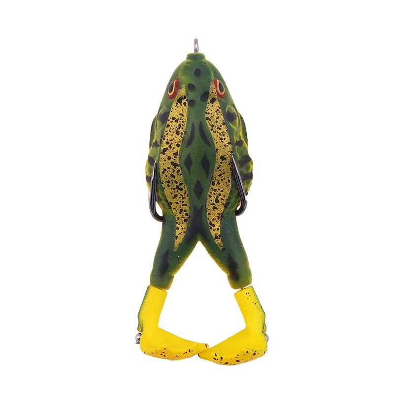 Señuelo blando tipo rana con doble hélice SANMO, topwater 13.6g/16.6g, para pesca de lubina y bagre