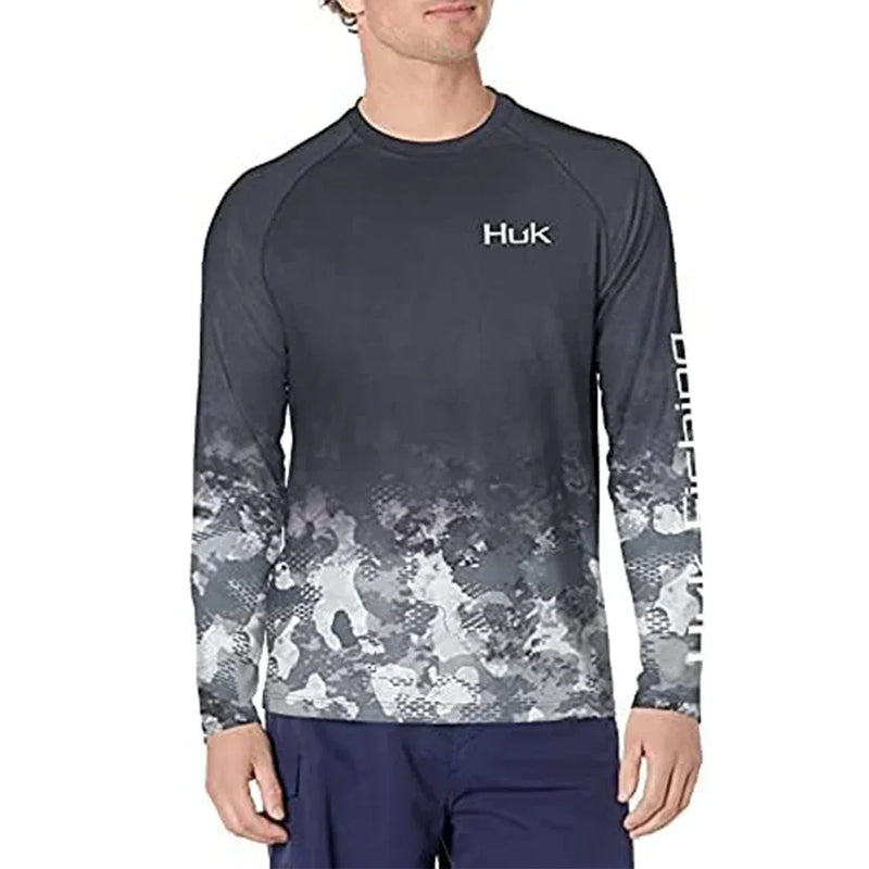 Camisa de Pesca Hombre Manga Larga UV Secado Rápido Verano