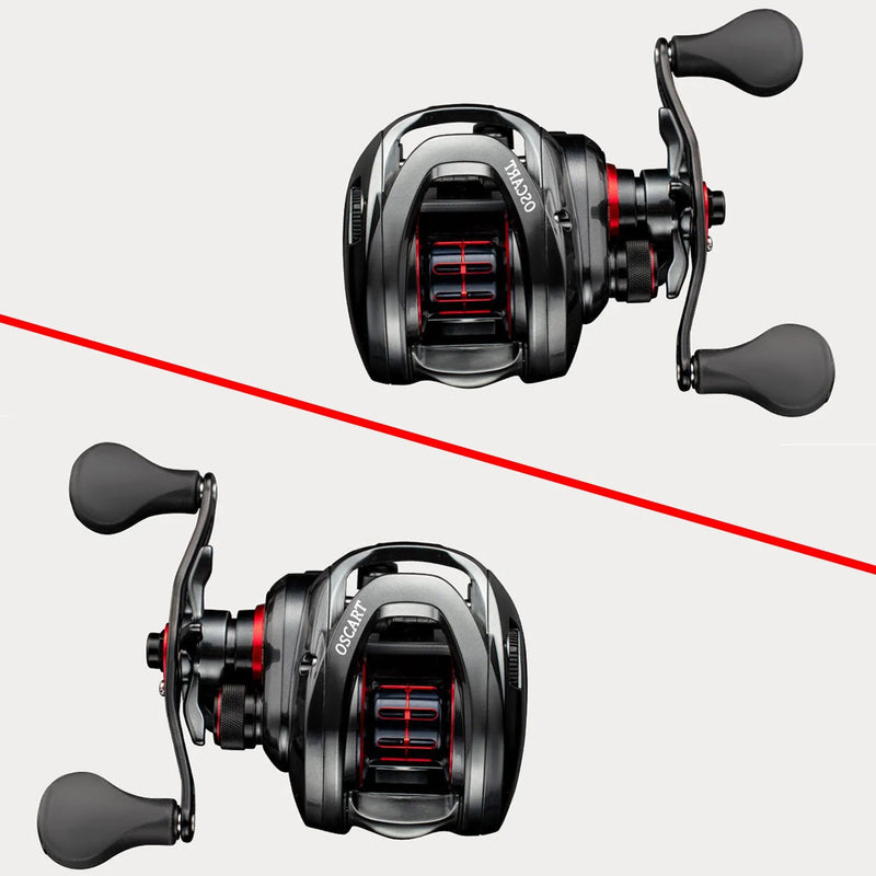 Carrete baitcasting JOHNCOO 9BB 7.1:1/5.4:1 para agua salada con bobina profunda