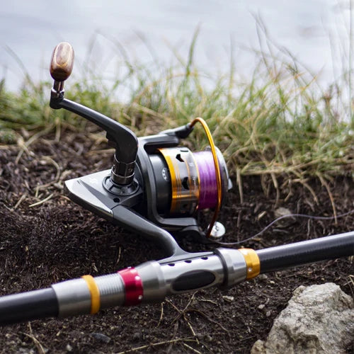 Combo de caña telescópica 1.8–3.6m y carrete 11BB para pesca portátil