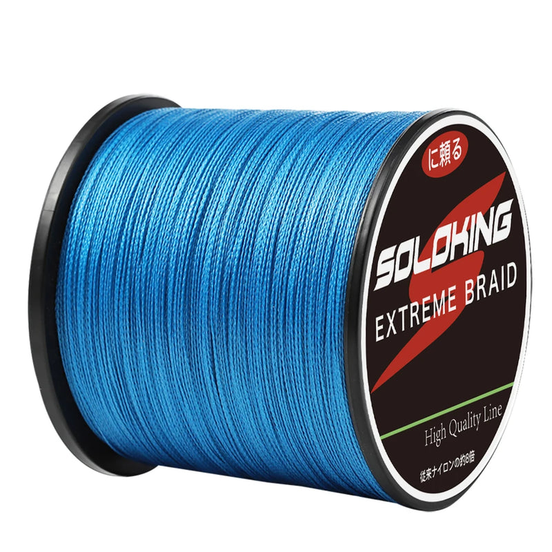Soloking Línea de Pesca Trenzada PE 300m Multifilamento 10-80LB