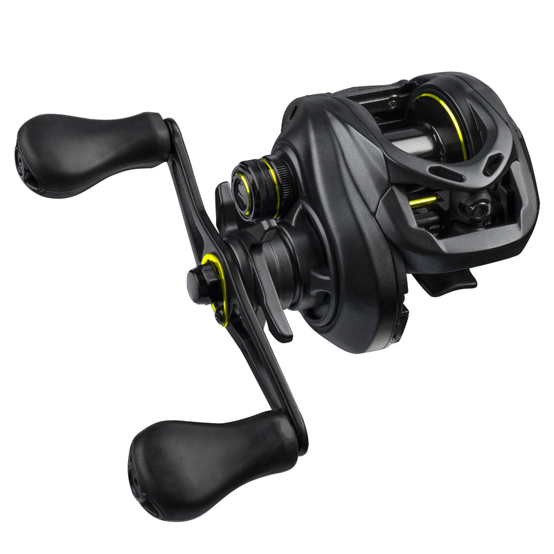 Carrete M1 Baitcasting 7.2:1, 6+1BB, arrastre 8 kg, diseño compacto y preciso