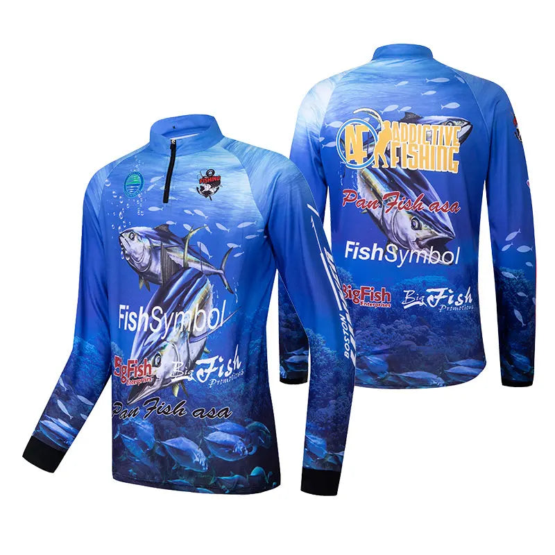 Camisa de Pesca Sougayilang Anti-UV UPF 50+ Secado Rápido Hombre