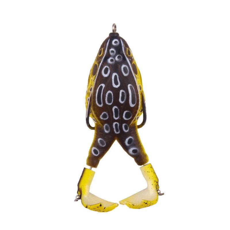 Señuelo blando tipo rana con doble hélice SANMO, topwater 13.6g/16.6g, para pesca de lubina y bagre