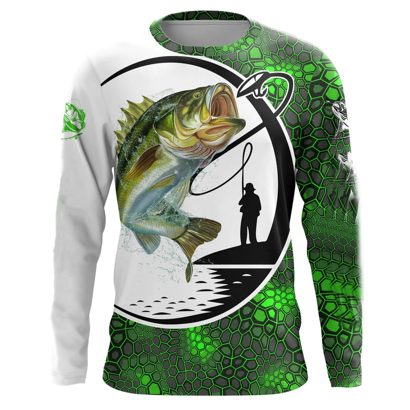 Camiseta 3D Manga Longa Pesca Streetwear Outono Unissex