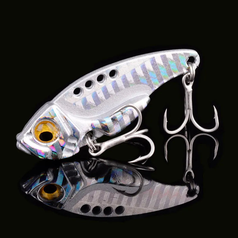Set de 5 señuelos metálicos VIB Aorace con caja, 3g a 20g, tipo crankbait y swimbait