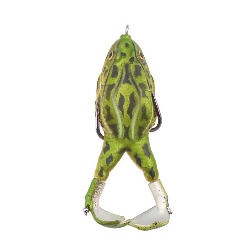 Señuelo blando tipo rana con doble hélice SANMO, topwater 13.6g/16.6g, para pesca de lubina y bagre