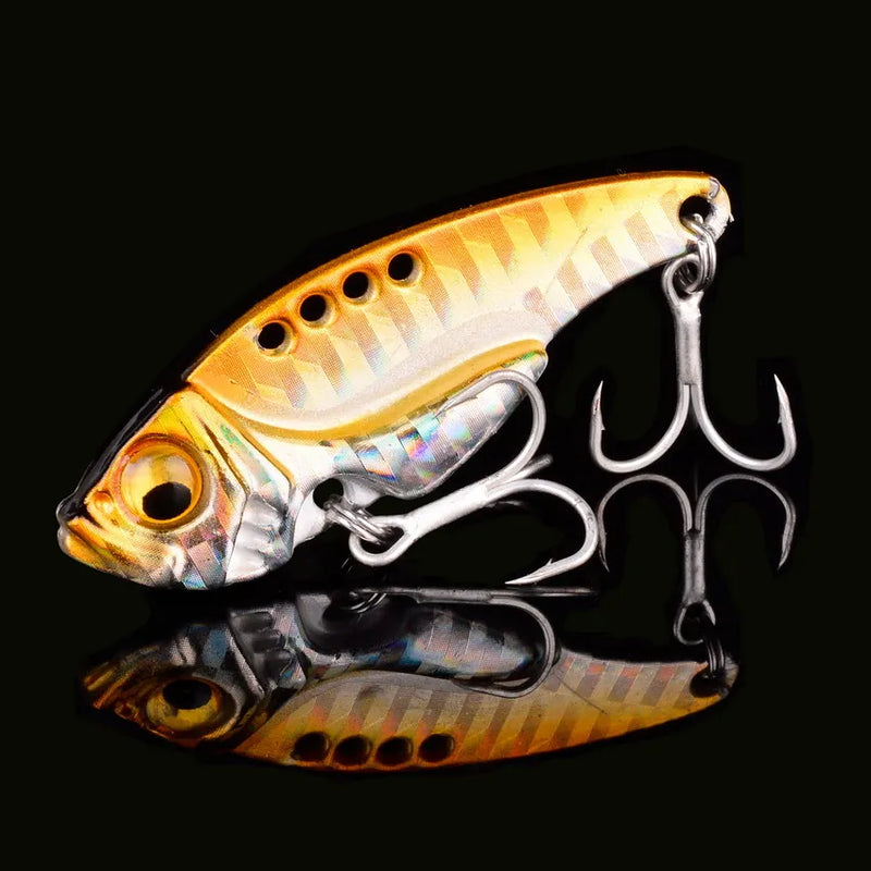 Set de 5 señuelos metálicos VIB Aorace con caja, 3g a 20g, tipo crankbait y swimbait