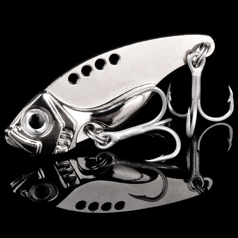 Set de 5 señuelos metálicos VIB Aorace con caja, 3g a 20g, tipo crankbait y swimbait