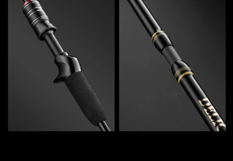 Caña ultraligera Rooblinos DELICACY 1.8m-1.98m, spinning/casting, 0.6-8g, carbono + 2 puntas