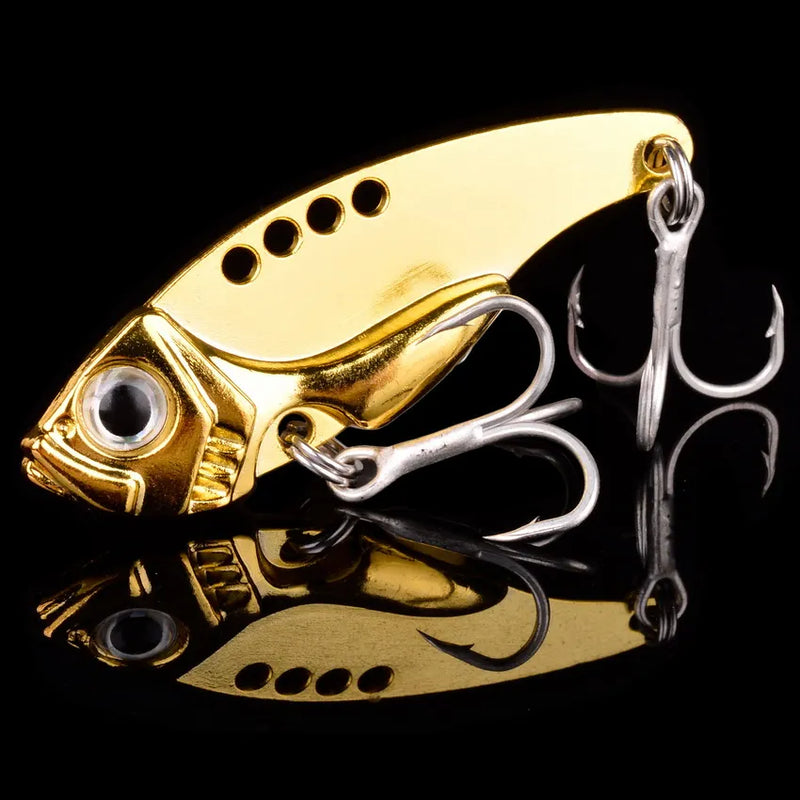 Set de 5 señuelos metálicos VIB Aorace con caja, 3g a 20g, tipo crankbait y swimbait