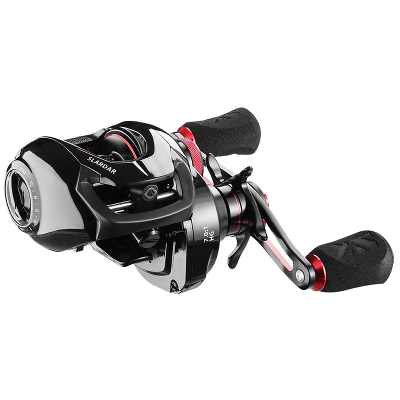 Carrete SeaKnight SLARDAR 7.0:1 / 8.0:1 con freno magnético y arrastre 18LB