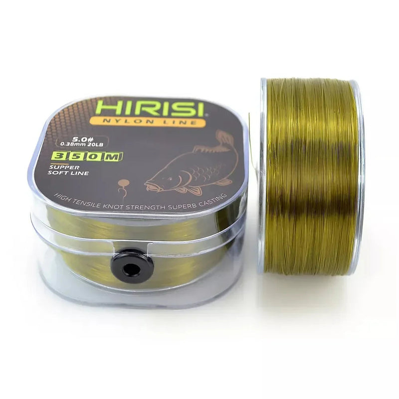 Hirisi Línea Monofilamento 350m Nylon Japonés 12-20LB Carpa