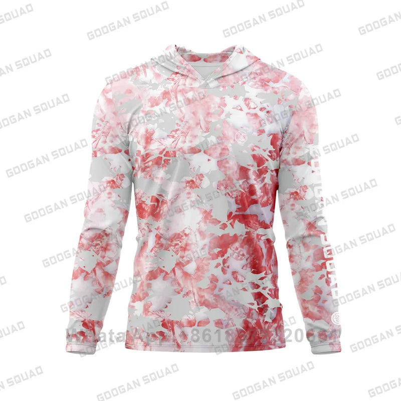Googan Squad Camisa de Pesca UPF 50+ Manga Longa com Capuz