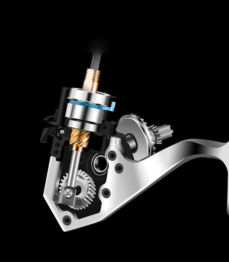 Carrete giratorio MBLN 2500-7500, 90% metal, 5+1BB, arrastre hasta 21 kg